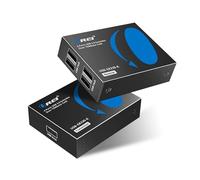 OREI Extensor HDMI 4K sobre un Solo Cable CAT5e/CAT6, uno a Muchos múltiples Matriz de Pantalla 4K @ 30Hz con IR - hasta 400 pies - Tecnología ProLNK