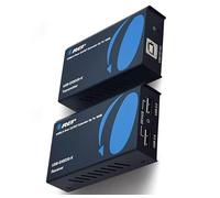 OREI Extensor USB a través de Ethernet de hasta 330 pies - Extiende señales USB 2.0 a través de LAN Ethernet con 2 Puertos - Cable de alimentación, extensión de Larga Distancia y Soporte para Todos