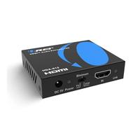 OREI Extractor de Audio 4K HDMI, UltraHD 4K @ 60Hz 18G HDMI 2.0 convertidor de Audio SPDIF + Salida de 3.5 mm HDCP 2.2 - Dolby Digital/DTS Passthrough CEC, HDR, Dolby Vision, HDR10 Support (HDA-912)