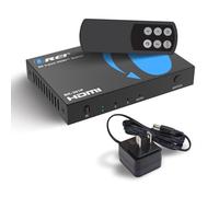 OREI Interruptor HDMI 2.1 de 3 puertos 8K, 3 pulgadas, 1 salida, 8K a 60 Hz, interruptor manual y automático