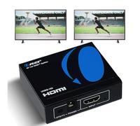 OREI UltraHD 4K @ 60 Hz 1 x 2 HDMI Splitter 1 en 2 Salidas 2 Puertos 2: 8 bits - HDMI 2.0, HDCP 2.0, 18 Gbps, EDID, duplicado/Espejo 4K Pantallas - UHDS-102