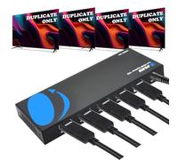 OREI UltraHD 4K @ 60 Hz 1 x 4 HDMI Splitter 1 en 4 Salidas 4 Puertos 4: 8 bits - HDMI 2.0, HDCP 2.0, 18 Gbps, EDID, duplicado/Espejo 4K Pantallas - UHDS-104