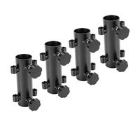 Oreilet 4 Soportes para Cañas para Tienda de Campaña, Postes Soporte Toldos, a Prueba Viento, para Sombrilla de Playa, Soporte Caña, Tienda Portátil, Soporte Poste Tubo Fijo Pesca