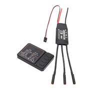 Oreilet 50A ESC sin Escobillas, 6S LiPo 5V 5A Controlador de Velocidad Eléctrico con Tarjeta de Programación para RC Car Boat Hélice Subacuática