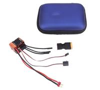 Oreilet 60A ESC sin Escobillas, 60A 2-3S Controlador Velocidad Eléctrico con Conector Conjunto Combinado para 1/10 1/12 RC Car Truck Crawler Buggy Uso con Motores 9T 3650 3660 3670