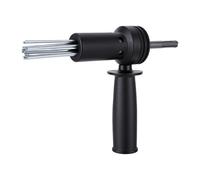 Oreilet Adaptador de Escalador de Aguja de Martillo Eléctrico, Accesorio Removedor de óxido con Diseño de 18 Agujas con Mango para Limpieza de Hormigón, Perforación de Mampostería