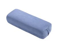 Oreilet Almohada Redonda para Yoga, Versátil Almohada de Apoyo para Meditación y Yoga, Cómodo Cojín para el Suelo, Asa de Fácil Transporte, para Restaurativo y Yin, Funda Lavable (Blue)