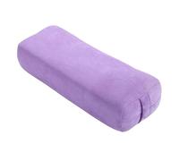 Oreilet Almohada Redonda para Yoga, Versátil Almohada de Apoyo para Meditación y Yoga, Cómodo Cojín para el Suelo, Asa de Fácil Transporte, para Restaurativo y Yin, Funda Lavable (Purple)