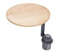 Oreilet Bandeja Portavasos para Coche, Giratoria 360°, Expansora para Comer, Beber té y Guardar refrigerios, Se Ajusta a Presión, Rodamiento 5 kg, Accesorios para automoción (Color Claro)