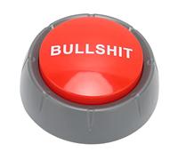 Oreilet Botón de Mierda, Botón sin Sentido Presione Tipos de Timbre de Entrenamiento de Mascotas, Tortuga Bots BS Botón, Juguete Sonido Escritorio para Amigos, Familiares, Oficina,