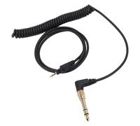 Oreilet Cable de Sonido Auricular, Cable de Resorte Extensible, de con Enchufe de 3.5 Mm, Adaptador de 6.3 Mm, Ideal para Dj Hdj Cue1bt, Hdjx5 Hdjx7 Hdjs7 Auriculares