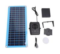 Oreilet Calentador con Panel Solar Monocristalino, Calentador Espacio con Energía Solar Ajustable 30W para Casa Mascotas, Coche, Camping, Gallinero, Perros, Calentamiento Rápido