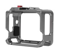 Oreilet Cámara Acción para GO 3 3s, Marco Protector Jaula Cámara Aleación Aluminio con Interfaz Expansión Zapatos Fríos, Orificio Hueco, Protector Ligero