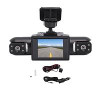 Oreilet Cámara Espejo Retrovisor Automóvil, 4K 1080p Cámara Tablero Espejo 4 Canales, Asistencia Estacionamiento Reversa, Respaldo Tablero Instrumentos Automóvil (64GB)