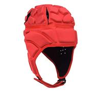 Oreilet Casco de Fútbol, Casco Deportivo Scrum Cap, Suave para Adultos, Niños, Jóvenes, Rugby Acolchado para Deportes de Fútbol Scrum Cap Lacrosse (Código L Rojo)