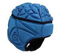 Oreilet Casco Fútbol, Casco Transpirable Suave para Adultos, Niños Pequeños, Jóvenes, Acolchado Rugby para Deportes Gorro Scrum, Lacrosse, Ciclismo, Monopatín, Patinaje (Blue)