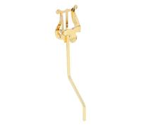 Oreilet Clamp/Holder de Partituras de Saxofón, Saxofón de Oro Saxofón Marzo de Lyre Portátil de Chapa de Música Portátil para Principiantes y Profesionales