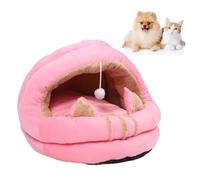 Oreilet Cueva de la Cama de Gato, Nido de la Casa de Mascotas para Gatos Interiores, Camas Cubiertas de Gato Lindables y Remunerables para la Tienda de Carpa de Gatito, Casa de Escondite