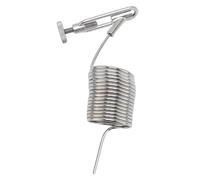 Oreilet Defoamer Bobina Muestreo, Fermentador Cerveza Acero Inoxidable Alimentos con Válvula de Muestreo para Accesorios Preparación Hogar, Defoamer Integrado para Reducir Espuma