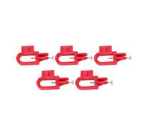 Oreilet Dispositivo de Bloqueo de Disyuntor de 5 Piezas, Bloqueo de Disyuntor de Etiquetado SKS11 con Tornillo de Fijación, para Estación Loto, Bloqueo de Etiqueta