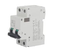 Oreilet Disyuntor Miniatura C65H-DC 2P 250 V Mejorado, Disyuntor DC, Montaje en Riel DIN, Control Fotovoltaico, Interruptor Aire para Energía Solar, Paneles Solares y Red eléctrica (32A)