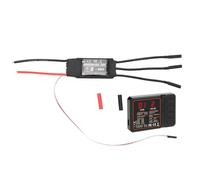 Oreilet ESC sin Escobillas de Avión Modelo, Modos de Inicio Ajustables de 60 A y ESC sin Escobillas Seguridad Avanzada para Avión RC, con Tarjeta Programable y Respuesta Rápida