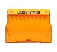 Oreilet Estación de Bloqueo y Etiquetado, Estación de Candado de Etiquetado y Bloqueo Eléctrico para Montaje en Pared Tablero Loto, Tablero de Kit de Panel Loto con Cubierta Bloqueable