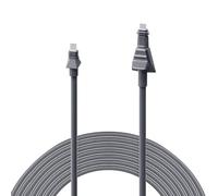 Oreilet Flat High Performance Cable de 10m / 33FT, Cable de Reemplazo de Satélite Rectangular Cable Red Plano, Cable de Extensión POE para Flat High Performance