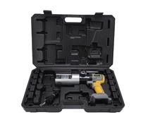 Oreilet Herramienta Engarzado Hidráulico, Cobre 240Mm² Aluminio 185Mm² 90 KN Engarzadora Cables Batería con 10 Troqueles, Alicates Engarzadores Cables Terminal Hidráulico Eléctrico