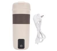 Oreilet Hervidor Eléctrico Viaje, Taza Agua Hirviendo 222.0 °F, Caldera Agua Caliente Portátil Acero Inoxidable para té, café, Leche, Termo Inalámbrico, Vaso Aislado para el Hogar (Enchufe de la UE)