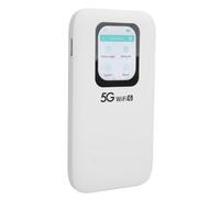 Oreilet Hotspot Portátil 5G WiFi 6 con Velocidad de 2,77 Gbps, Batería de 7100mAh para Viajes, hasta 16 Dispositivos, Pantalla Táctil IP67 a Prueba de Agua para Viajes