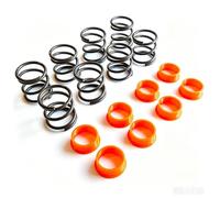 Oreilet Kit de Resorte de Palanca de Mando para Miniexcavadoras | Kit de Resortes 8 Resortes y 8 Inserciones de Protección de Pistón para Excavadoras Pequeñas y Minicargadoras