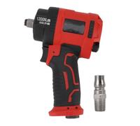 Oreilet Llave de Impacto de Aire de Alta par de 1/2", 1200n.m, 10000 Rpm, Herramientas de Controlador de Pistola de Llave Neumática con Conector, para Reparación de Automóviles