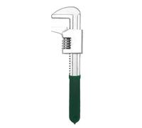 Oreilet Llave Inglesa Automotriz 11", Tipo F, Ajustable, con Apertura Mordaza Ancha 2,87" y Diseño para Mantenimiento Maquinaria Construcción y Reparaciones Domésticas automóviles (GREEN)