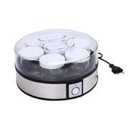 Oreilet Máquina para Hacer Yogur Probiótico, Motor de Yogur Eléctrico de 20 W con 7 Tarros de Yogur de 180 Ml, Máquina para Hacer Yogur Casera Portátil Multifuncional para Pudín de
