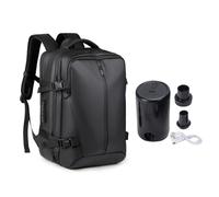 Oreilet Mochila de Aire, 36-55L Expandible Llevar la Mochila Vacío con Compresión Sello Vacío, Bloqueo Antitheft, Bolsas Vacío de Airbag Viaje Resistente a Agua para Negocios Viaje