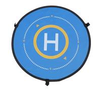 Oreilet Nueva Plataforma Aterrizaje Drones para 3 2, Alfombra Aterrizaje Drones de Doble Llave Doble Lado Universal Duradera con Reflectante Nocturno para Accesorios RC Quadcopters (75 cm)