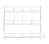 Oreilet Nuevo Organizador Especias Montada Pared Montado Especias, Estante Almacenamiento Estante Jarra Condimentos para Colgar para la Puerta de la Despensa del (3 Niveles)