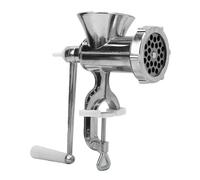 Oreilet Picadora de Carne Manual, Máquina Salchichas Manual de Aleación Aluminio con Embudo, Relleno Salchichas, Picadoras Carne, Procesador Alimentos para Cocina Casera Cerdo (No.10)