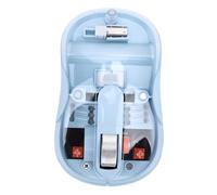 Oreilet Ratón Inalámbrico Transparente Silencioso RGB Recargable para PC | Carcasa de cristal transparente, 3 niveles de DPI ajustables, silencioso, puerto de carga tipo C, conmutación de modo dual