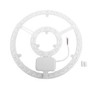 Oreilet Reemplazo del Kit de Actualización de Luz de Ventilador de Techo LED 48W, Tablero de Panel de Motor de Luz LED que Cambia de Doble Color, para Dormitorio Sala Estar Redondo