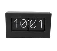 Oreilet Reloj con Tapa Automática, Estilo Retro, Reloj Digital Abatible hacia Abajo, Mesa de Escritorio, Alarma de Número de de Página Automático, para Decoración de Oficina