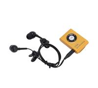 Oreilet Reproductor de MP3 a Prueba de Agua, Reproductor de Música MP3 para Nadador, Auriculares Subacuáticos, Almacena Más de 2000 Canciones, para Nadar, Surfear, Bucear y Practicar Deportes (ORANGE)