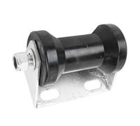 Oreilet Rodillo para Remolque de Barco, Soporte de Acero Amortiguador Resistente a la Oxidación de 5 Pulgadas, Conjunto de Rodillo de Quilla de de Goma, Reemplazo de de Quilla con Soporte de Acero