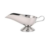 Oreilet Salsera, Salsera de Acero Inoxidable con Asa, Plato para Servir Salsa para Aderezos para Ensaladas, Fiestas de Carne, Comedores, Restaurantes, Condimentos (16 onzas)