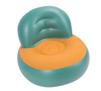 Oreilet Silla Inflable, sofá Tumbona Inflable, Cómodo sofá de Aire Interior y Exterior, Plegable Portátil para Sala de Estar, Asientos en el Suelo, Jardín (Green)