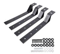 Oreilet Soporte de Montaje Universal para Alforja de Motocicleta, Kit de Soporte de Montaje para Alforja Rígida Ajustable de Alta Resistencia para Modelo Cruiser