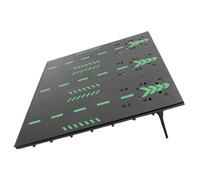 Oreilet Tablero de Despegue de Rampa de Salto de Coche RC, Juego de Acrobacias de Salto de Rampa RC para Coche de Control Remoto 1/12 1/14 /16/18 /24 (Black)