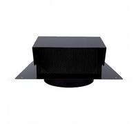 Oreilet Tapa de Ventilación de Techo de 10 Pulgadas, Ventilación de Techo Extraíble de Acero Galvanizado, Escape con Amortiguador y Pantalla, para Casas, de de Secadora Doméstica