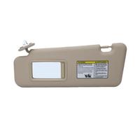 Oreilet Visera Solar del Lado Izquierdo del Conductor, 74320-48500-E0 Visera Solar con Tablero de Protección Gris con Espejo, Reemplazo de para 2008-2013